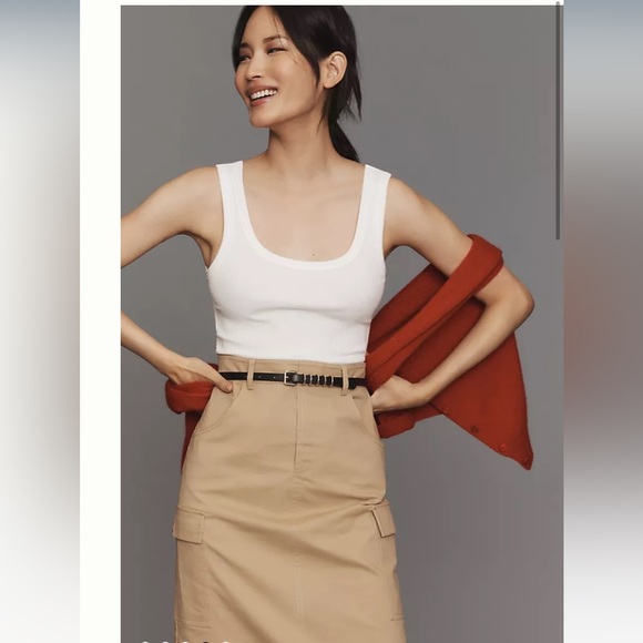 Mare Mare Sleeveless Twofer Cargo Midi Dress NWT - Picture 3 of 5